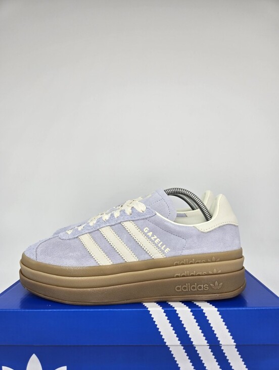 adidas Shoes - adidas Women's Gazelle Bold IH4210 Crystal Sky Chalk Pearl Shoes Size 9